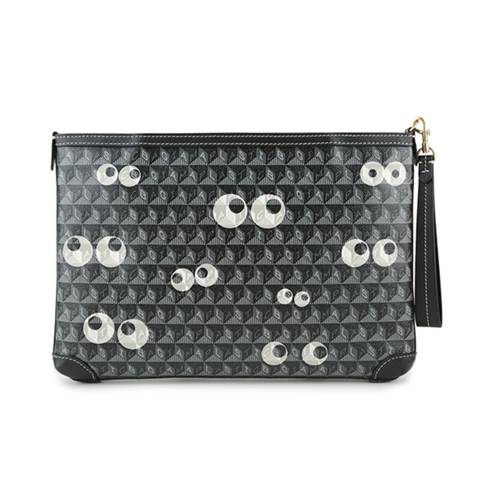 Anya Hindmarch Pouch Eyes Black - Picture 2 of 9